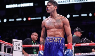 Ryan Garcia yahagaritswe imyaka ibiri