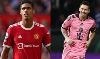 Raphael Varane mu miryango isanga Messi