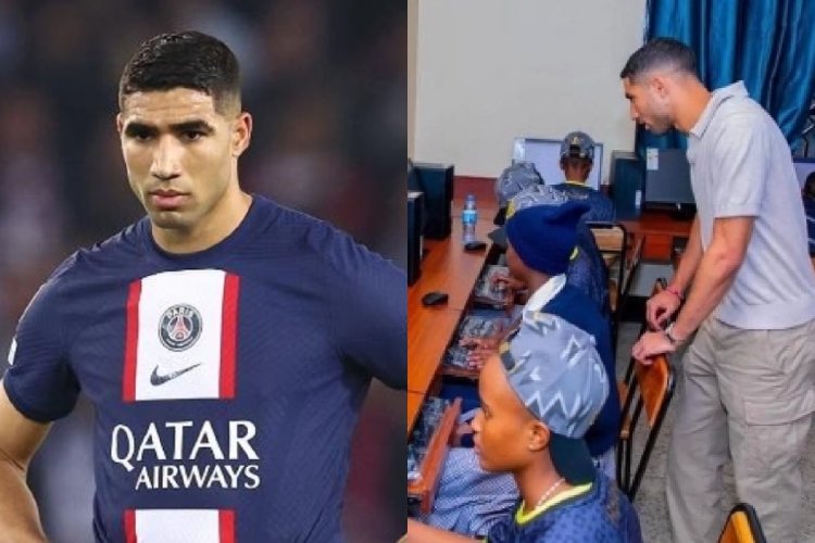 Achraf Hakimi yashyize  itafari ku burezi bwa Tanzania