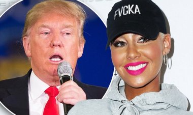 Amber Rose yashinje itangazamakuru guharabika Donald Trump