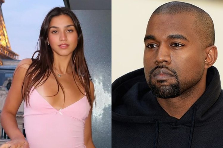 Umunyamidelikazi yifatiye ku gahanga Kanye West