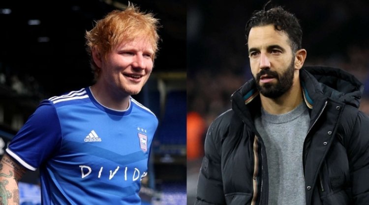 Ed Sheeran yasabye imbabazi umutoza Ruben Amorim