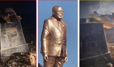 Ikibumbano cya Nana Akufo-Addo wayoboye Ghana cyagerwaga intorezo cyasenyutse kitamaze kabiri