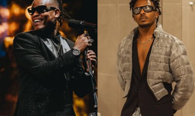 Juno Kizigenza yavuze ku mubano we na Bruce Melodie uvugwamo agatotsi