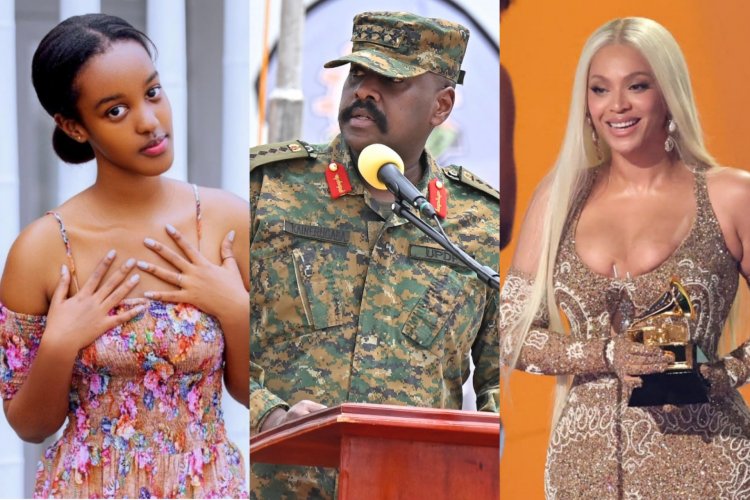 Nyuma y'abarimo Kayumba Darina, Gen. Muhoozi Kainerugaba yamaramaje ashaka Beyoncé