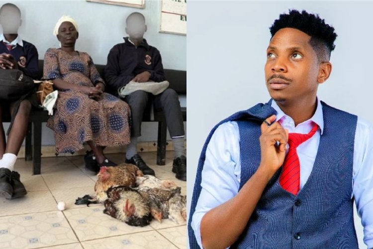 Eric Omondi yafashishije umukecuru uherutse guca ibintu ku mbuga nkoranyambaga 