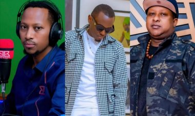 David Bayingana na Alex Muyoboke babambiye amahema Tom Close