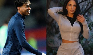 Rurageretse hagati ya Lamine Yamal n'umukobwa ukina filime z'urukozasoni