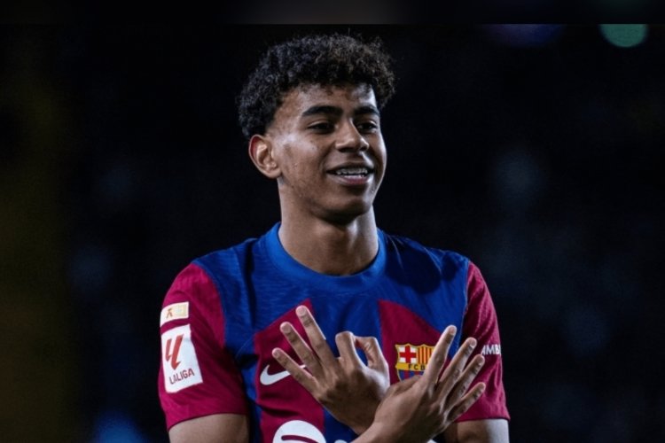 Lamine Yamal mu mazi abira nyuma yo gukoresha abantu bafite ubumuga mu birori bye