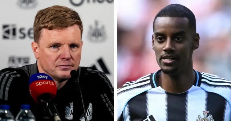 Eddie Howe yemeje ko nta kipe irabaha ubusabe kuri Alexander Isak