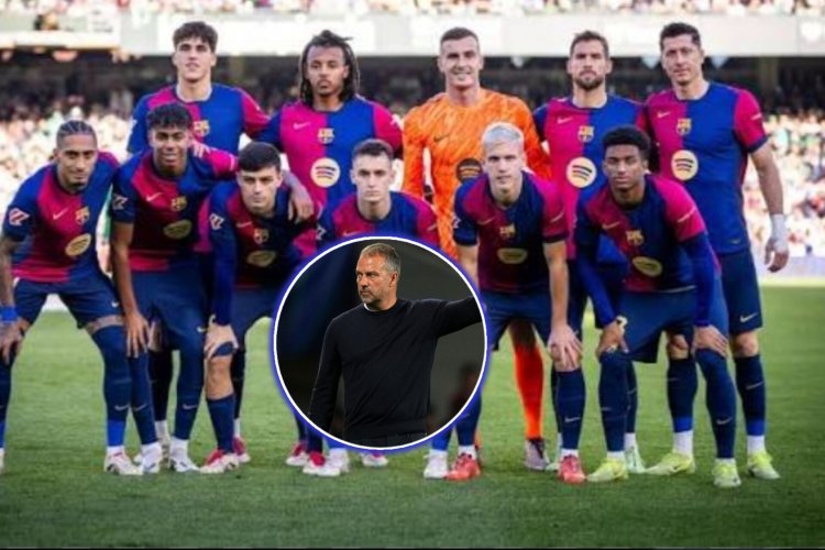 Hansi Flick yihanangirije abakinnyi ba FC Barcelona