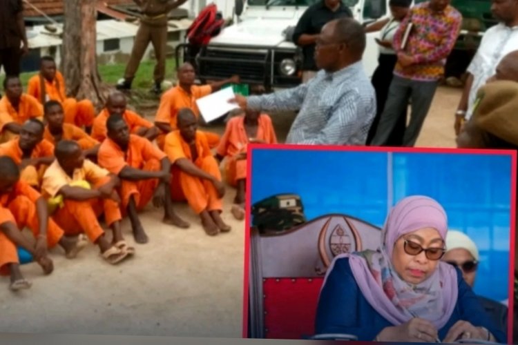 Perezida Samia yahaye imbabazi imfungwa 1,036