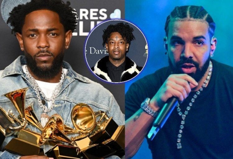21 Savage yahishuye ko yabujije Drake gushotora Kendrick Lamar akamwima amatwi 