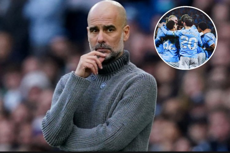 Guardiola yateye akanyabugabo abakinnyi be